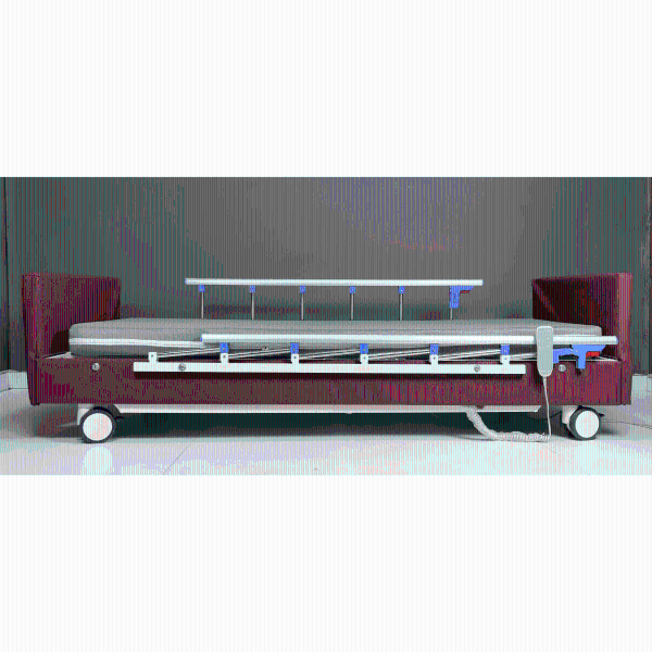 thumbnail Morecare Flora - Ultra Low-hi Height Adjustable Three Function Electric Homecare Bed